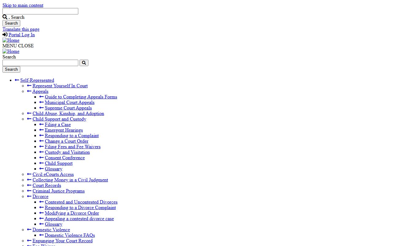 New Jersey Courts portal for Newark police records and case lookup