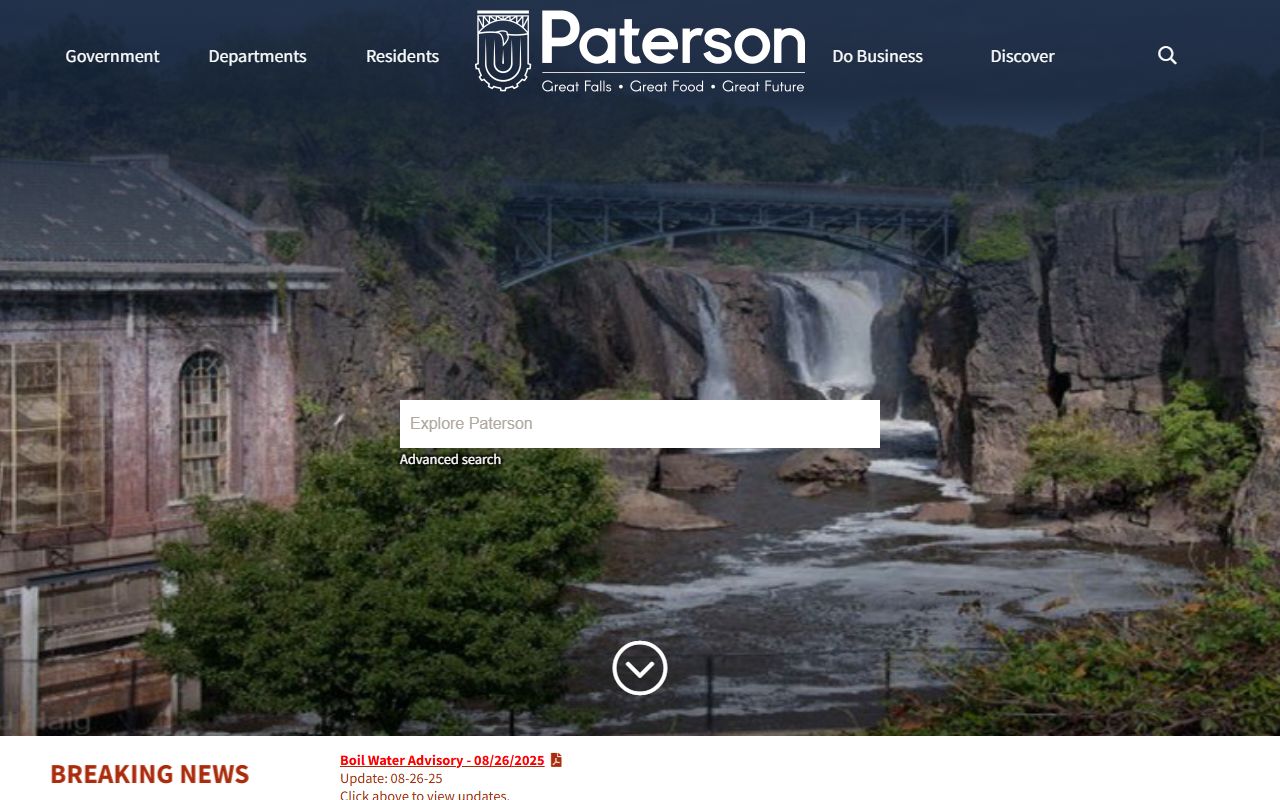 Paterson city portal for accessing Paterson police records