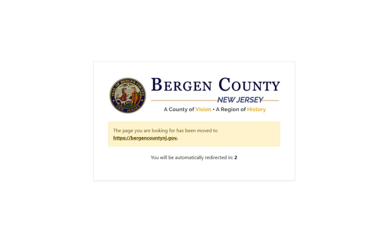 Bergen County Sheriff office for police records
