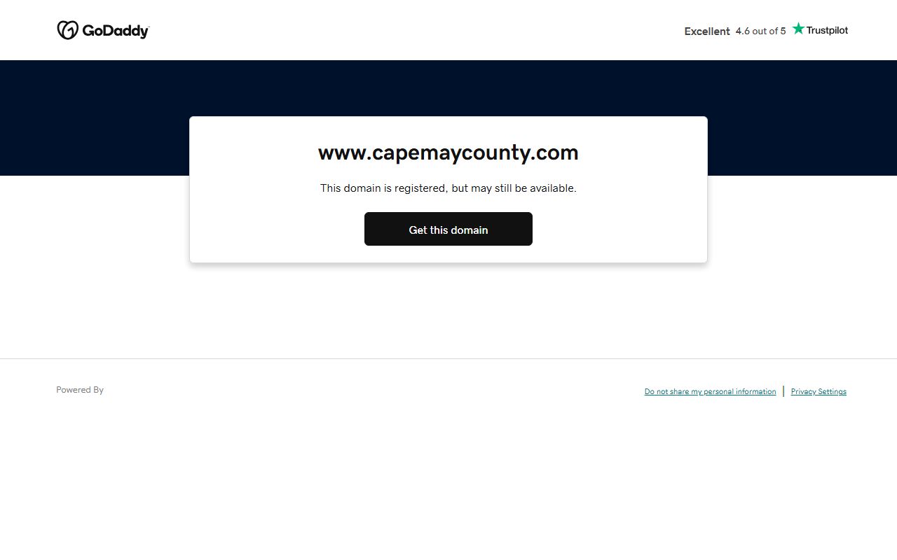Cape May County Sheriff website for police records