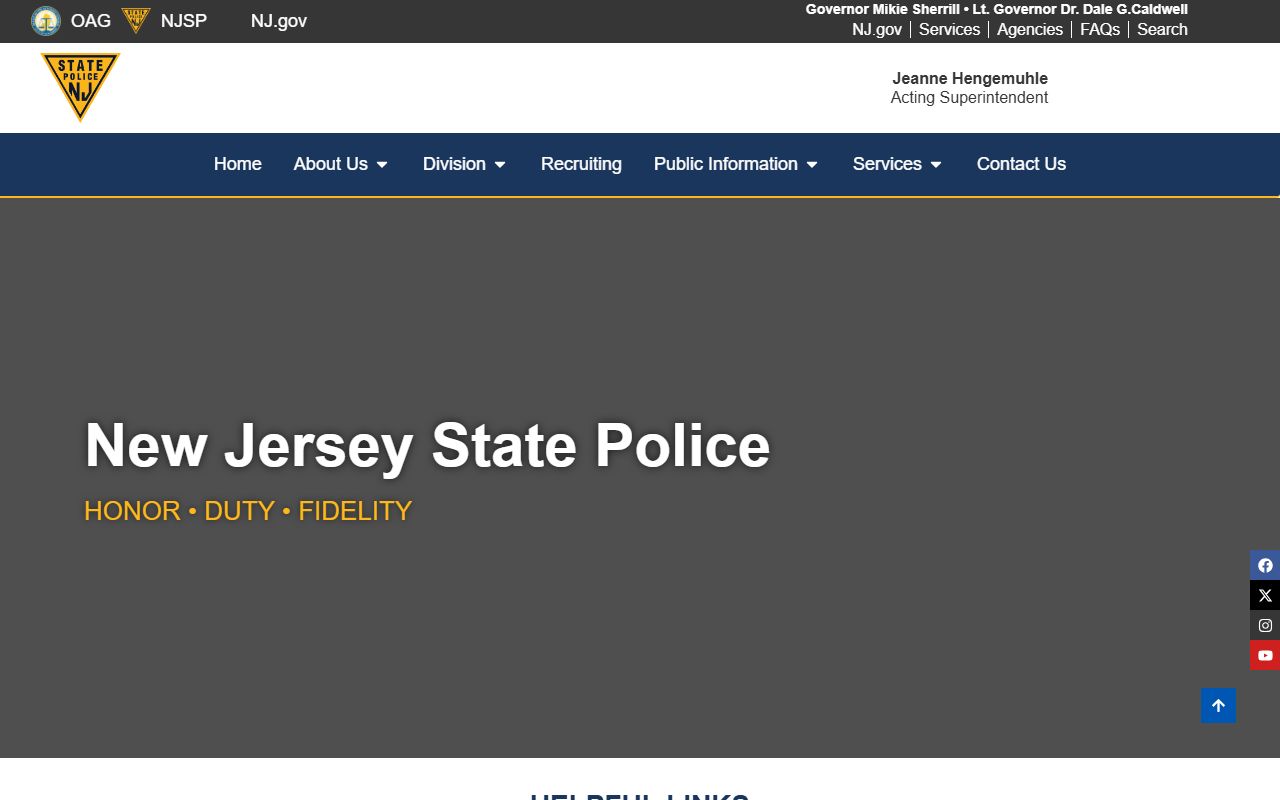 New Jersey crime reports program with Ocean County police records data